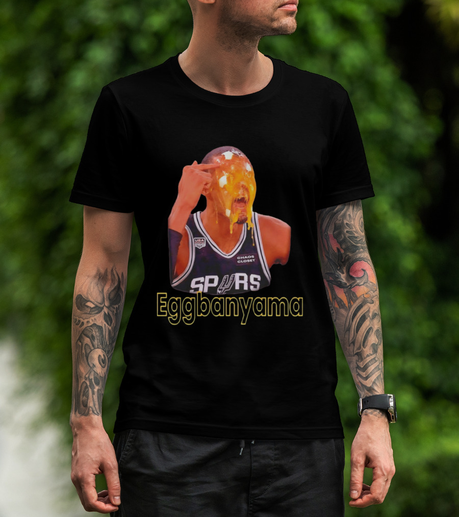 Eggbanyama Spurs Basketball Chaos Closet T-Shirt