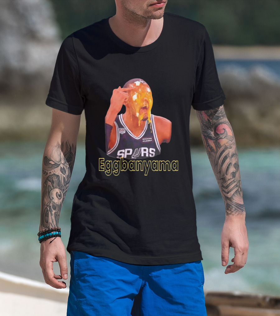 Eggbanyama Spurs Basketball Chaos Closet T-Shirt