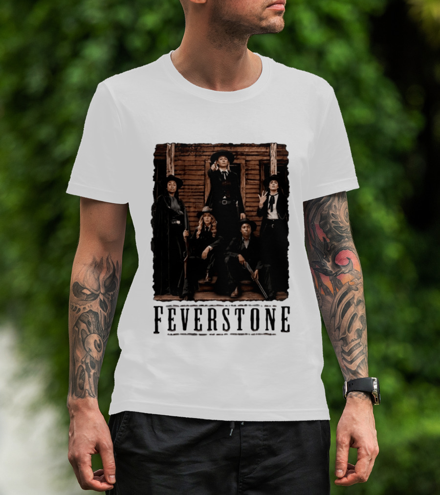 Feverstone Indiana Fever WNBA Basketball Team Western T-Shirt
