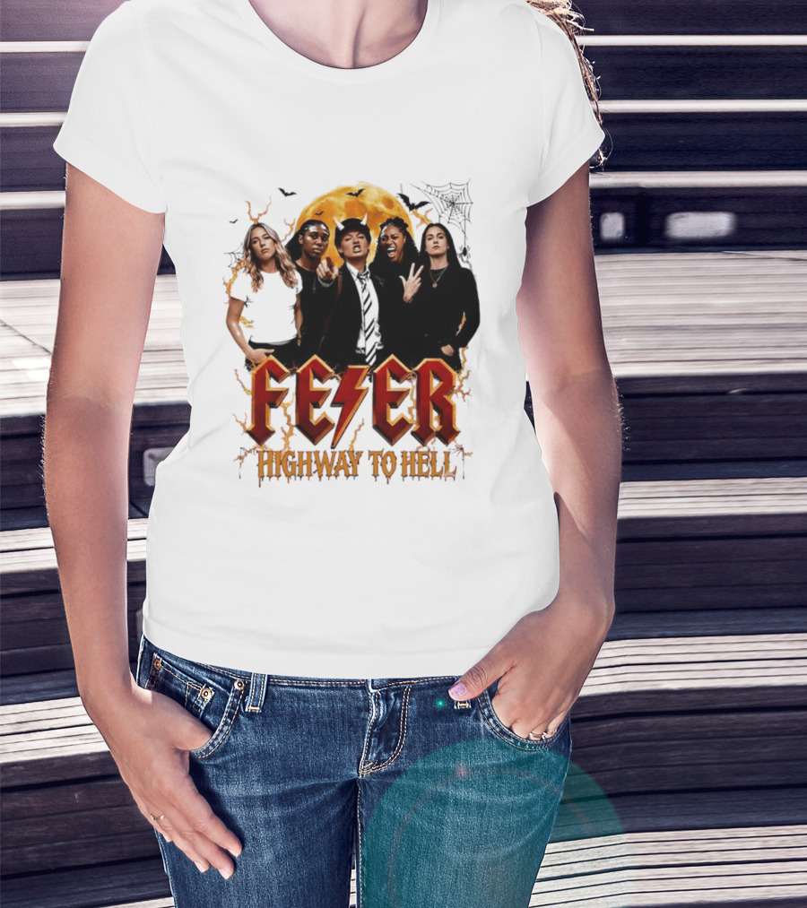 Indiana Fever Highway To Hell Halloween Fever T-Shirt