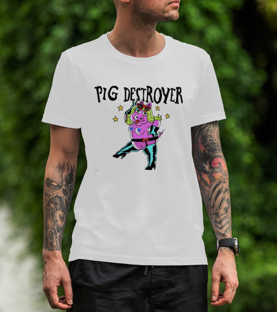 Pig Destroyer Miss Piggy Grindcore Metal Fashionable T-Shirt