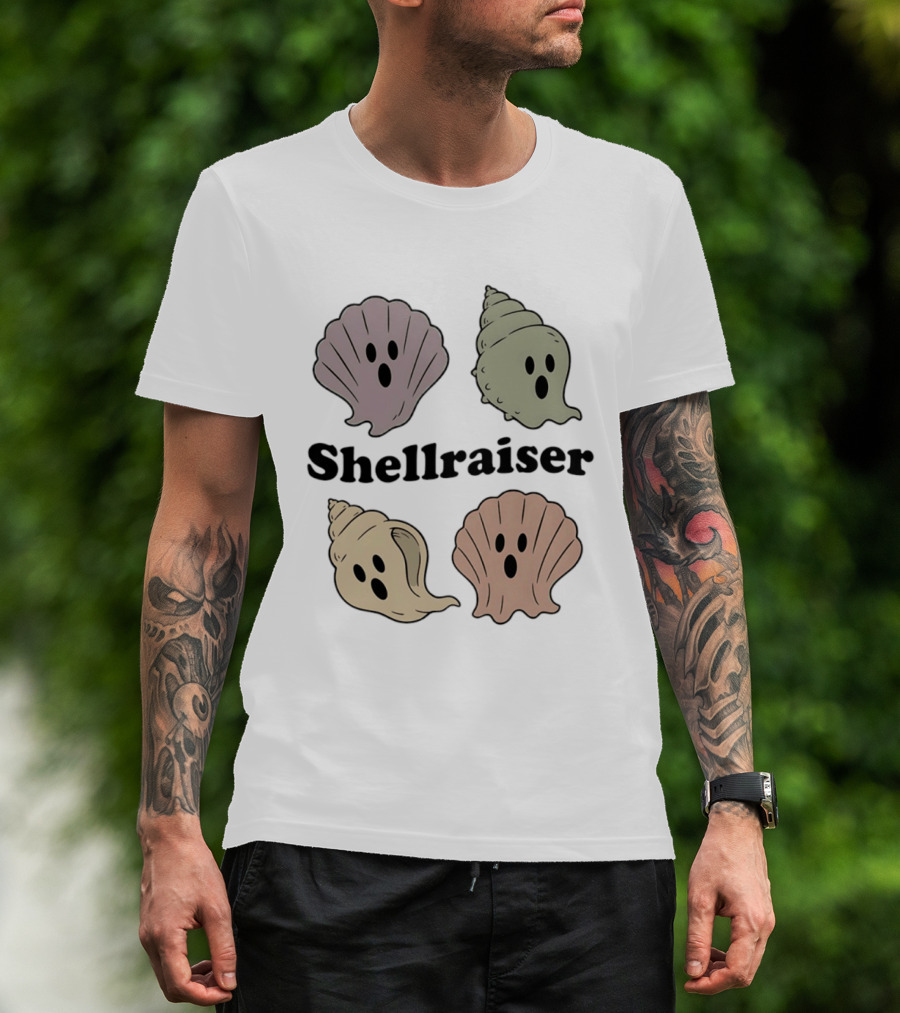 Shellraiser Ghost Shells Spooky Ocean T-Shirt