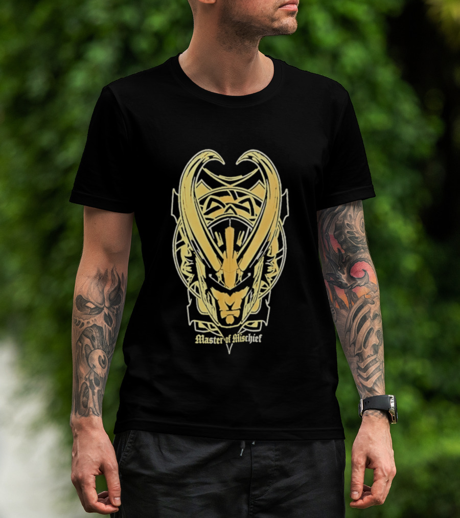 Loki Marvel Master Of Mischief Helmet T-Shirt