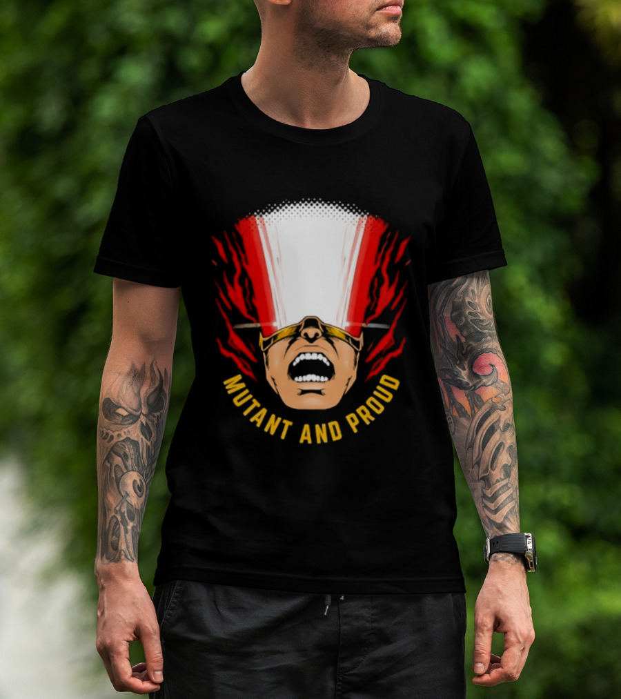 Cyclops Mutant And Proud X Men Marvel Eyebeams T-Shirt