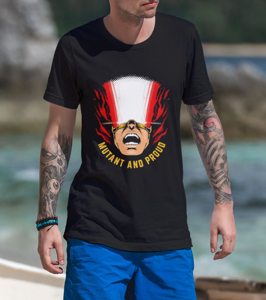 Cyclops Mutant And Proud X Men Marvel Eyebeams T-Shirt