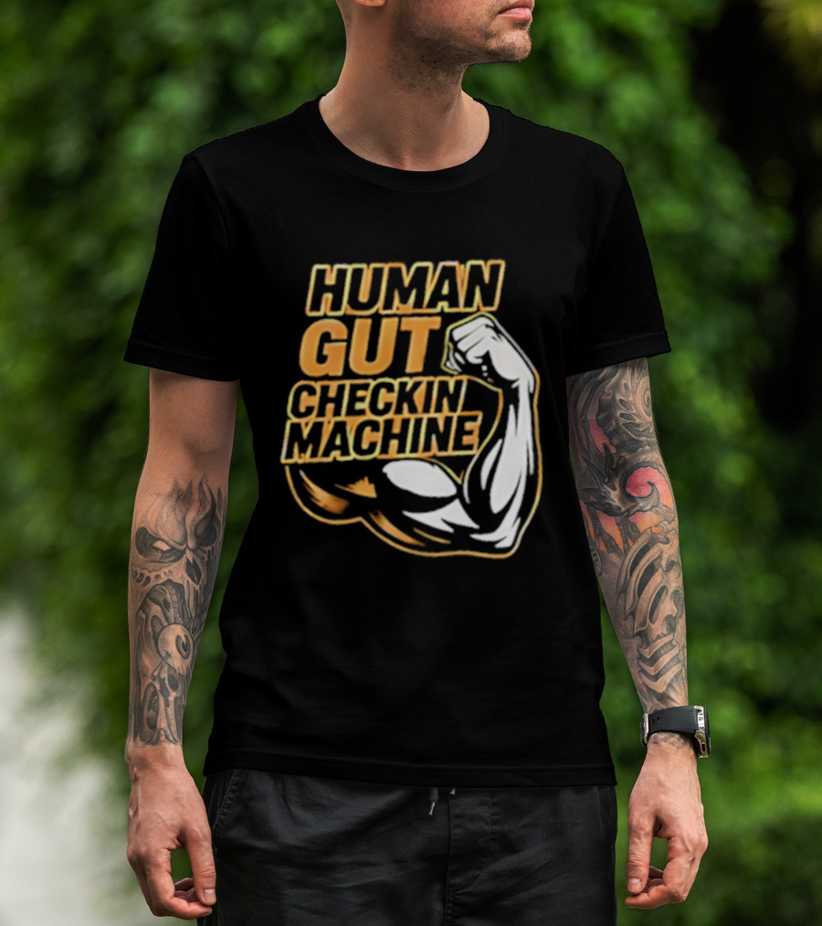 Mike Mondo Human Gut Checkin Machine Fist Flex T-Shirt
