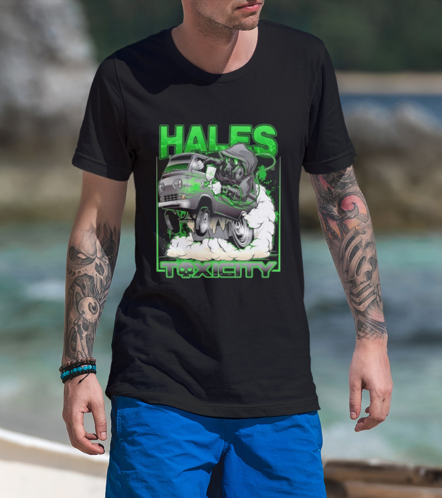 Hales Toxicity Gas Mask Graffiti Van Street T-Shirt