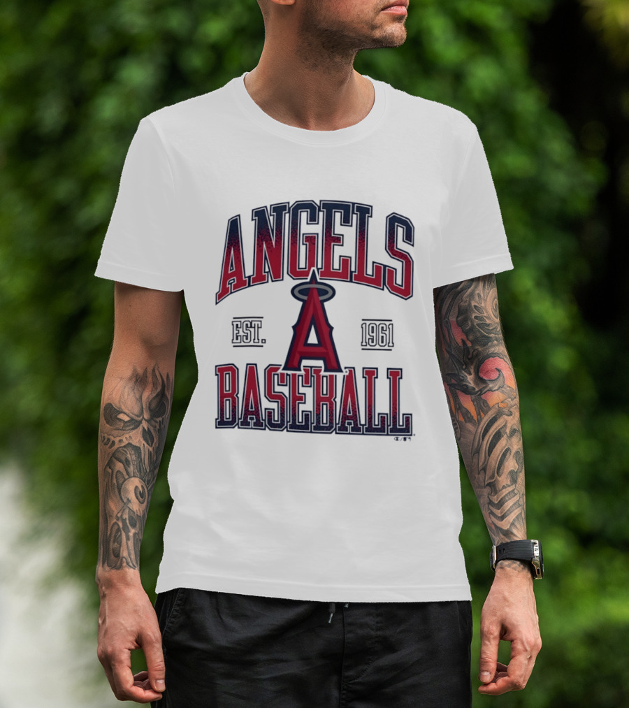 Angels Baseball Est 1961 Los Angeles Angels T-Shirt