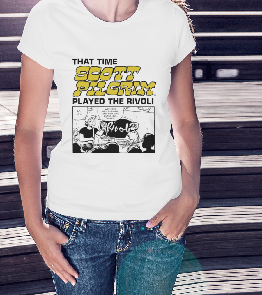 Scott Pilgrim Comic Strip That Time Played The Rivoli T-Shirt