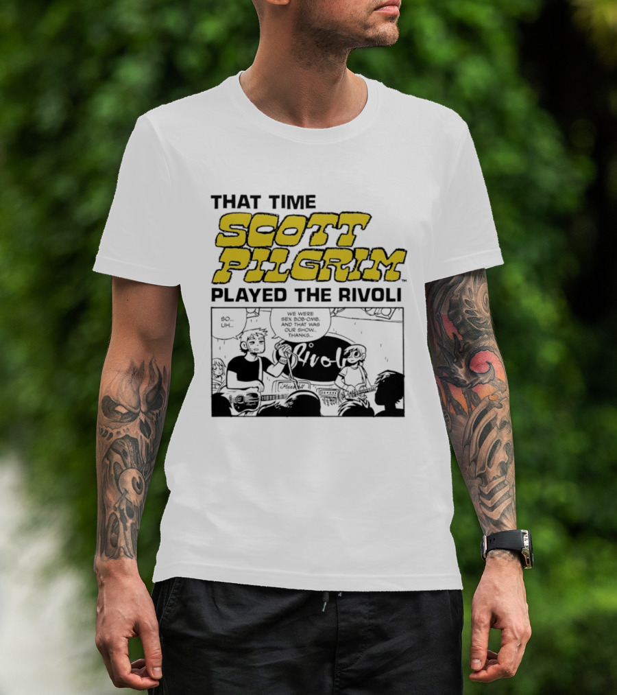 Scott Pilgrim Comic Strip That Time Played The Rivoli T-Shirt