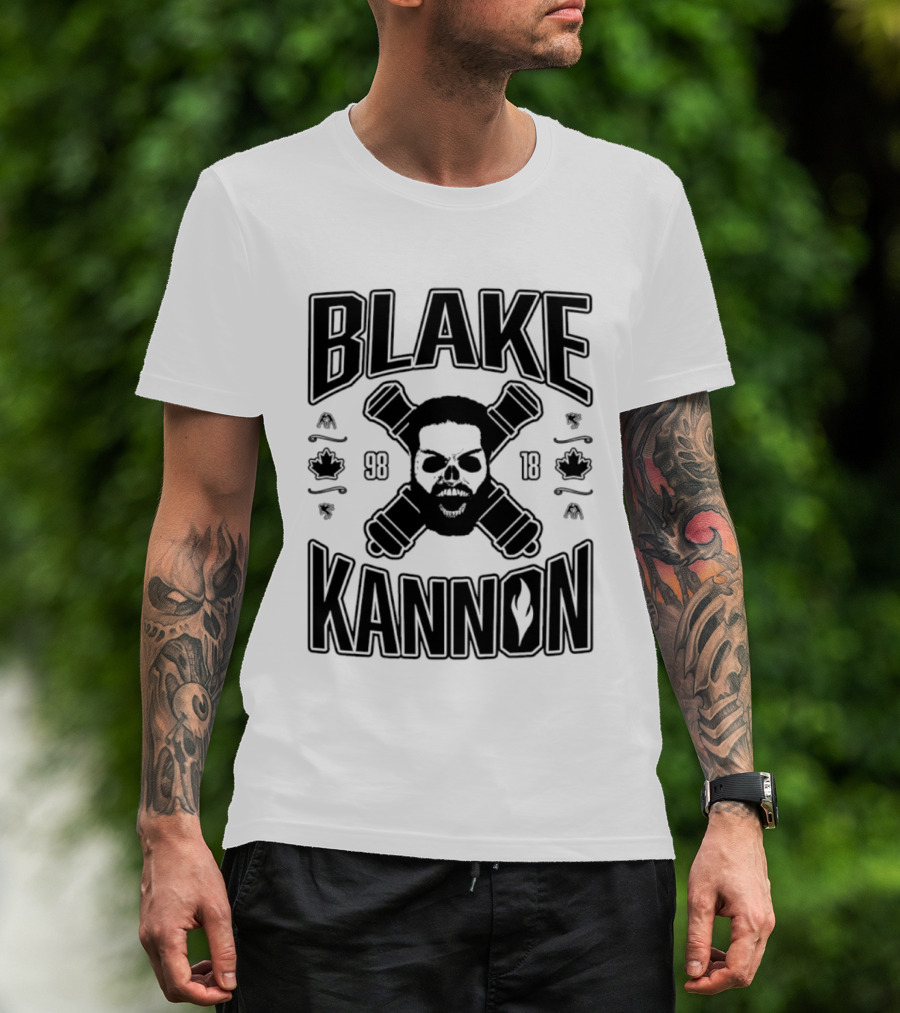 Blake Kannon 98 18 Skull Cannons Wrestling T-Shirt