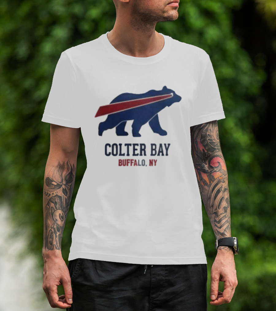 Buffalo Bills Colter Bay NY Beers Make Me Wanna Shout T-Shirt