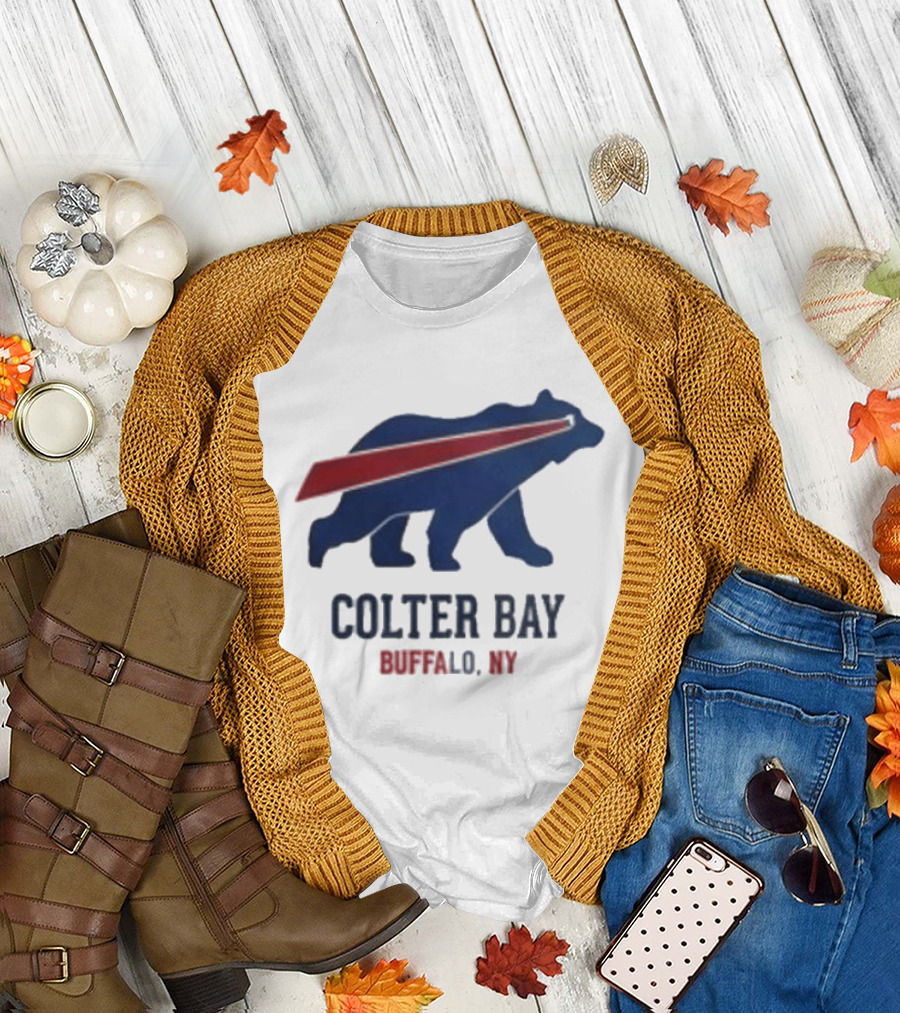 Buffalo Bills Colter Bay NY Beers Make Me Wanna Shout T-Shirt