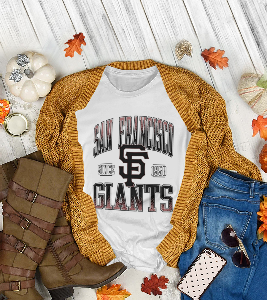 San Francisco Giants SF Since 1958 MLB Baseball T-Shirt