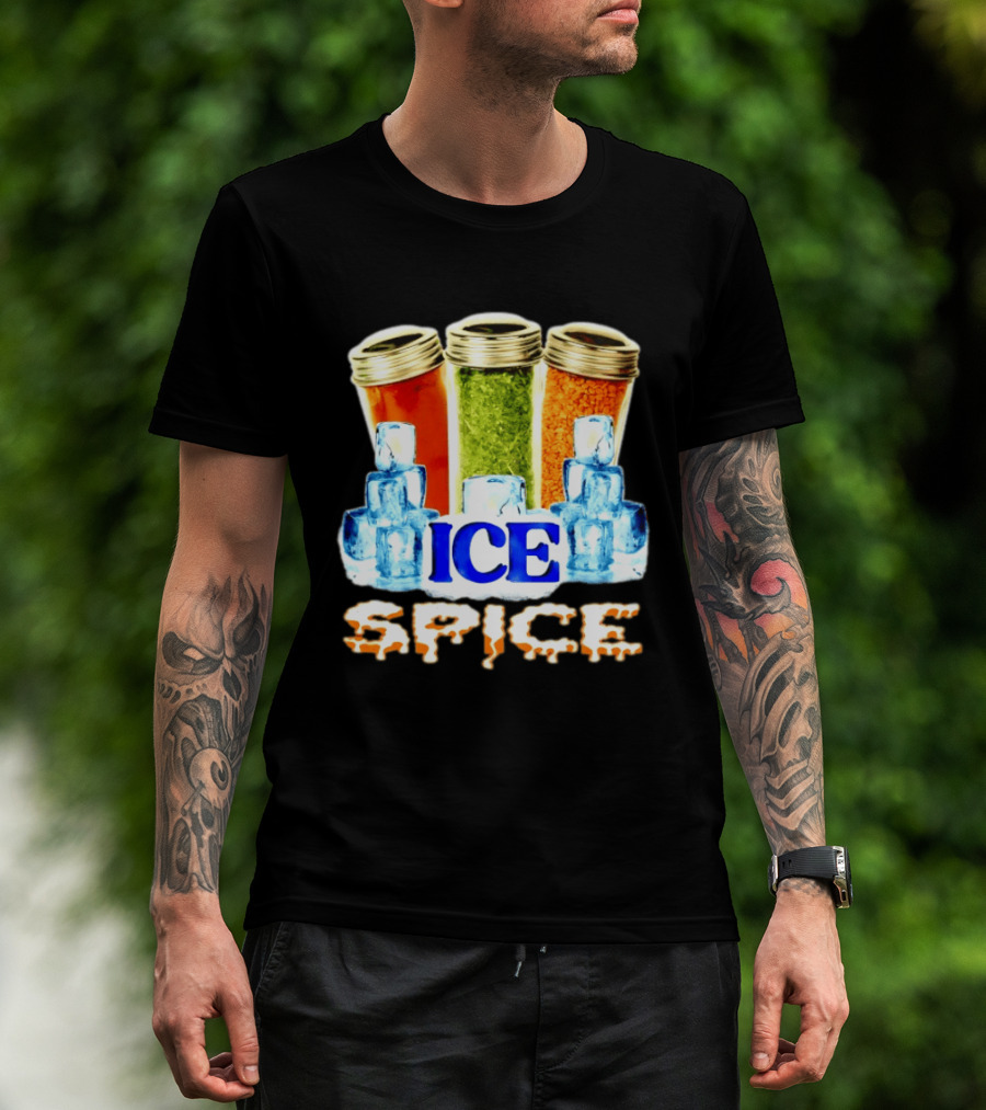 Ice Spice Iced Out Hip Hop Rap Music Funny Wordplay T-Shirt