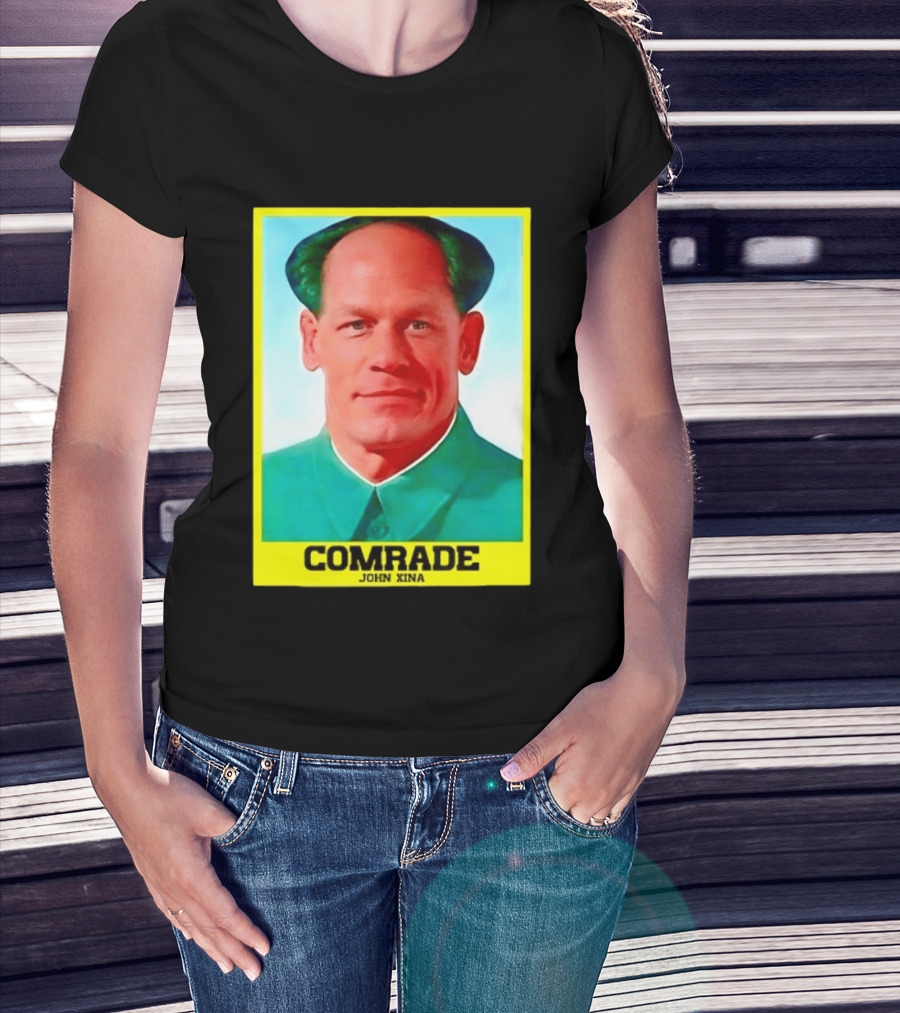 Comrade John Xina Meme Mao Zedong Parody Image T-Shirt