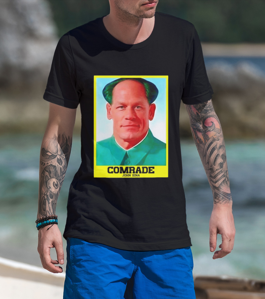Comrade John Xina Meme Mao Zedong Parody Image T-Shirt