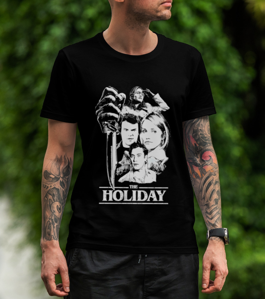 Kate Winslet Jack Black Cameron Diaz Jude Law The Holiday Horror Slasher Mashup T-Shirt