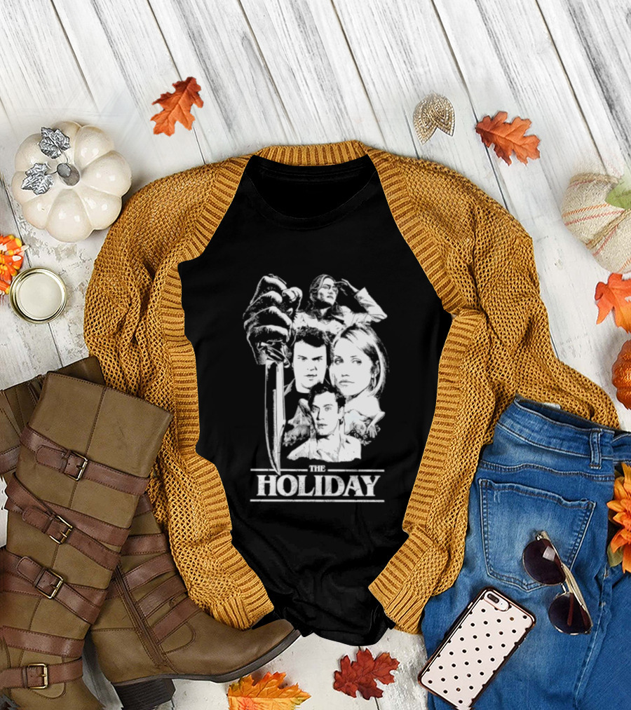 Kate Winslet Jack Black Cameron Diaz Jude Law The Holiday Horror Slasher Mashup T-Shirt