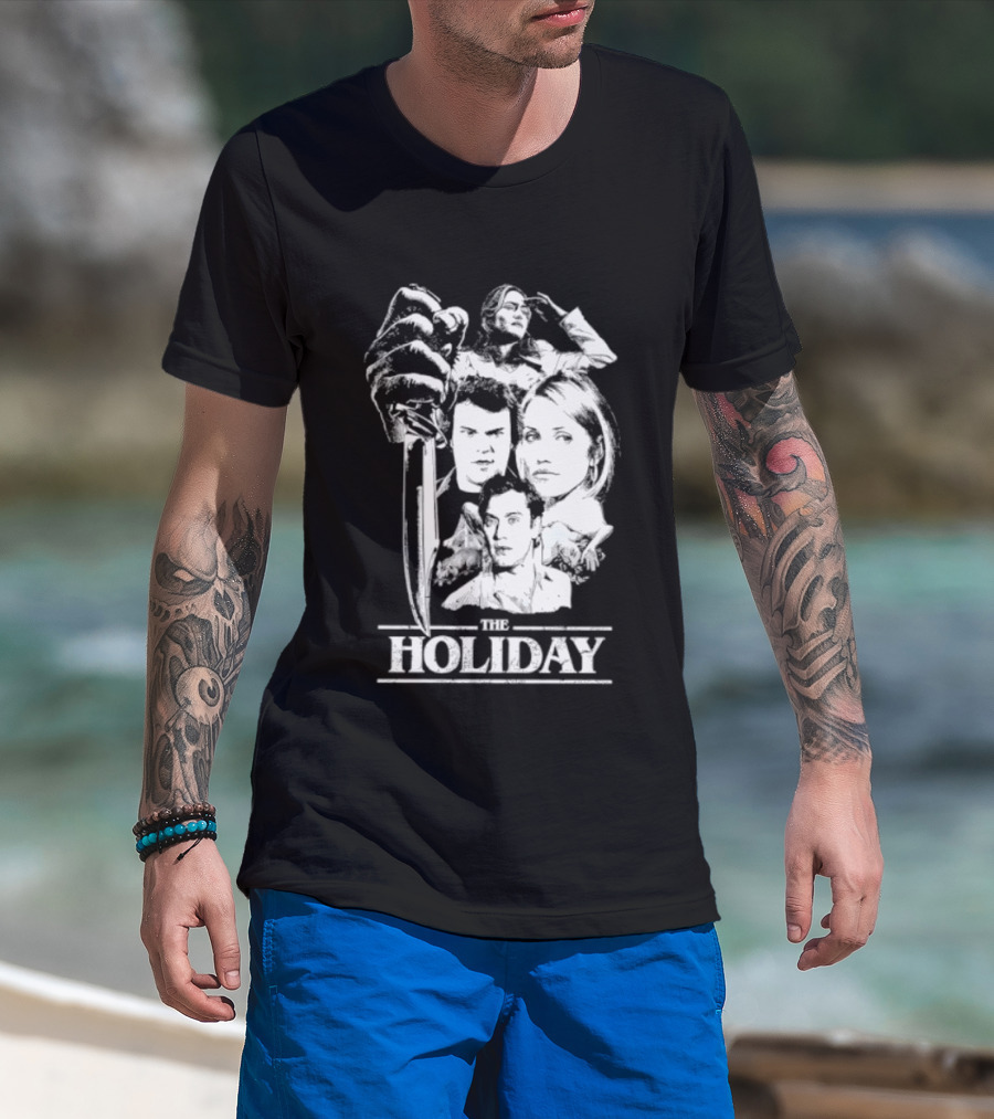 Kate Winslet Jack Black Cameron Diaz Jude Law The Holiday Horror Slasher Mashup T-Shirt
