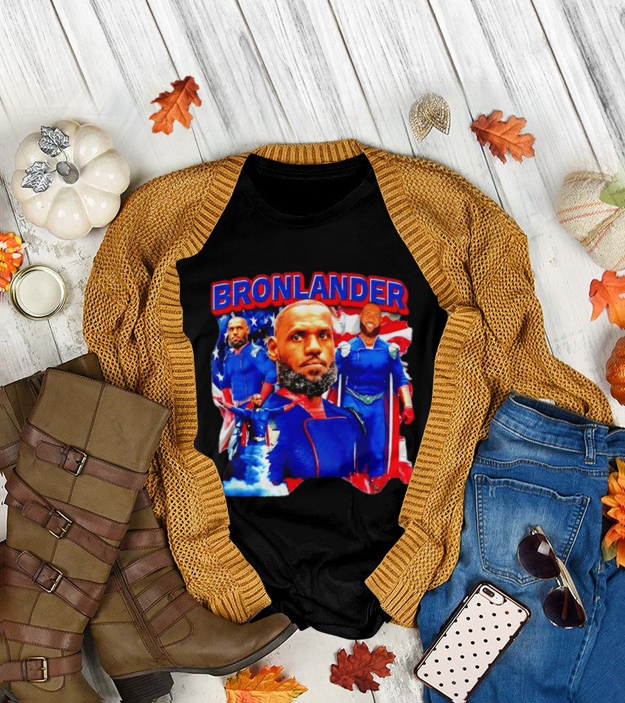 LeBron James Bronlander Basketball Superhero Fusion T-Shirt