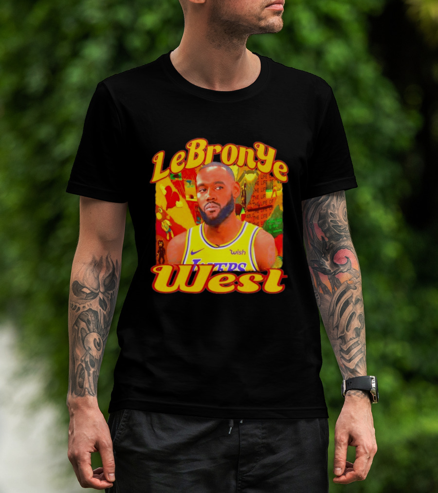 LeBronYe West Los Angeles Lakers Basketball T-Shirt