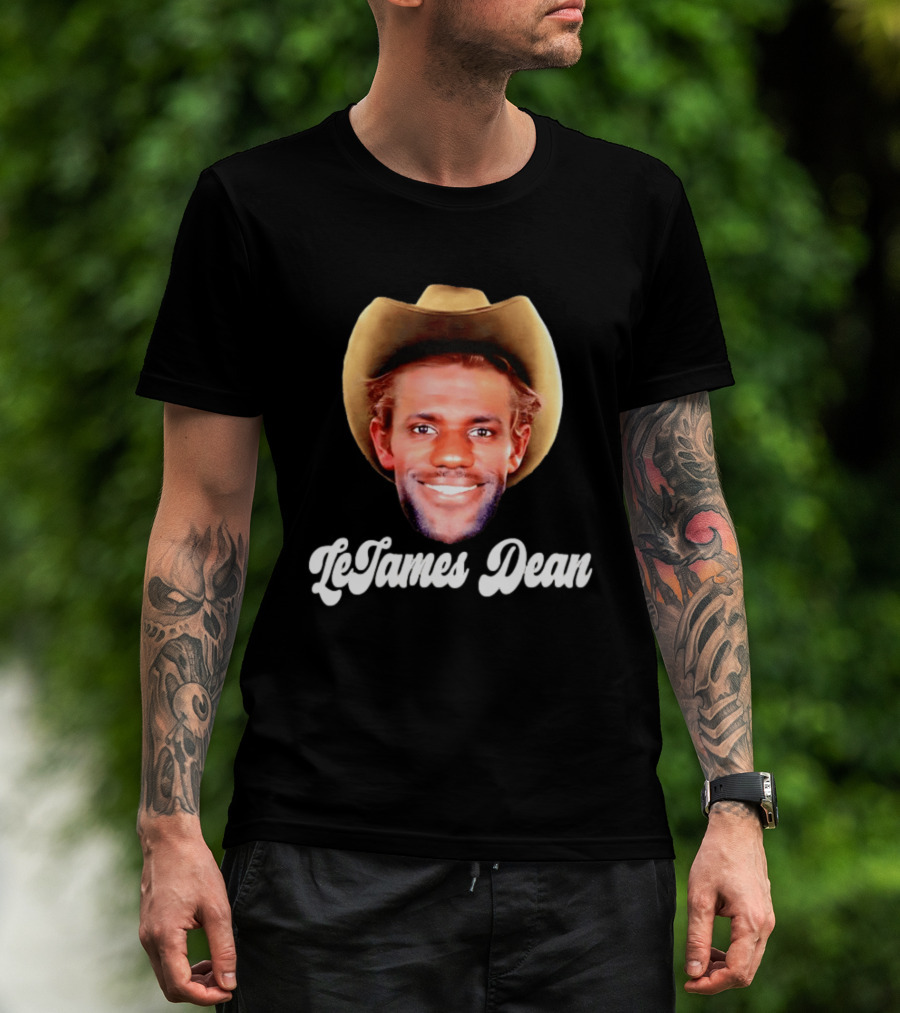 LeBron James LeJames Dean Cowboy Hat T-Shirt