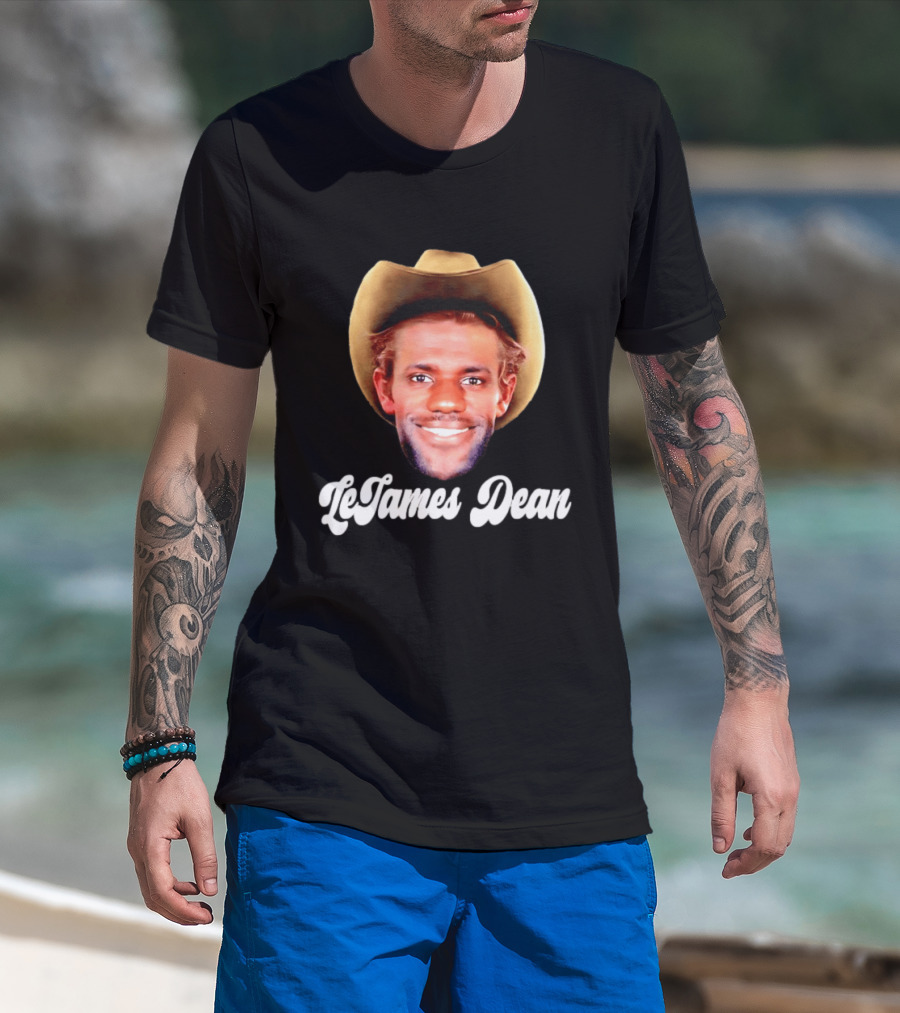 LeBron James LeJames Dean Cowboy Hat T-Shirt