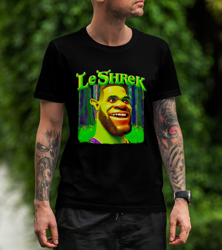LeShrek LeBron James Philadelphia 76ers Basketball T-Shirt