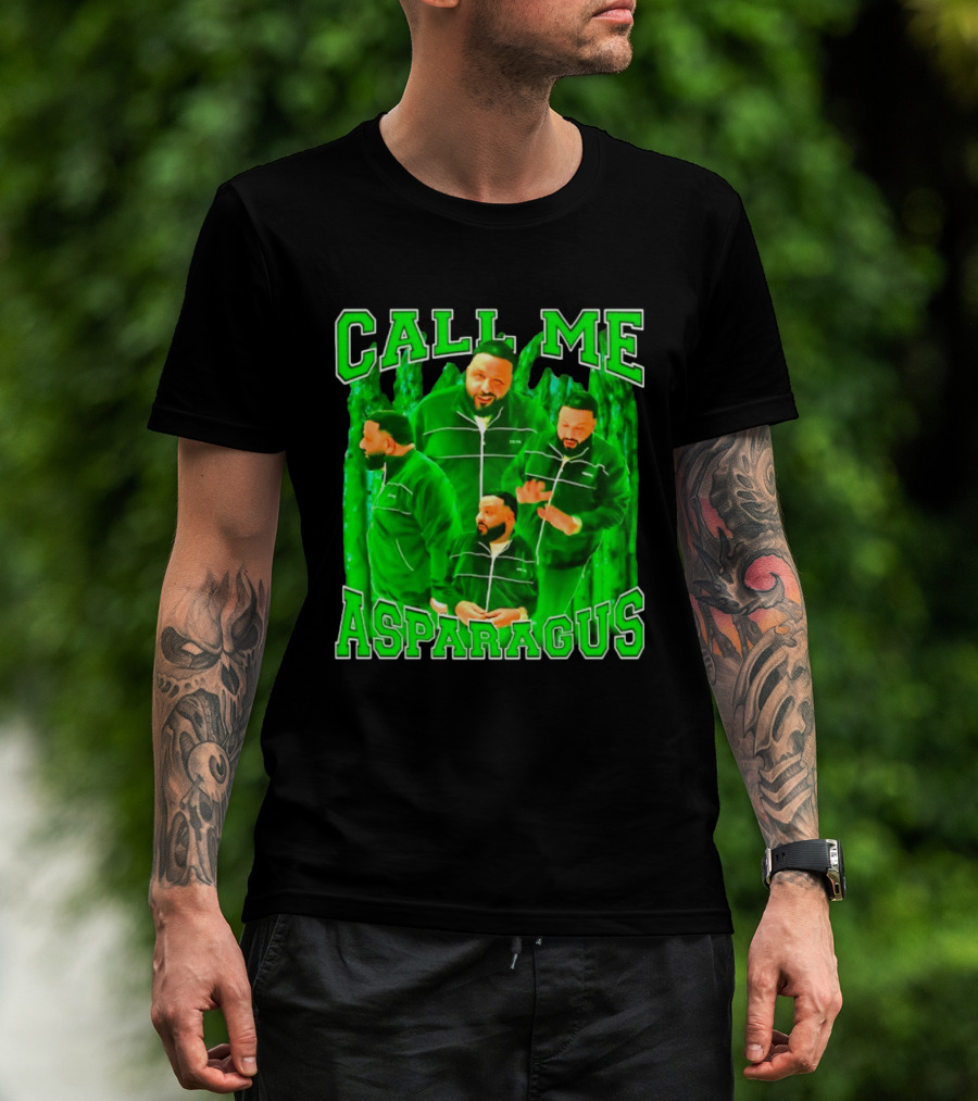 DJ Khaled Call Me Asparagus Music Producer Green Tracksuit T-Shirt