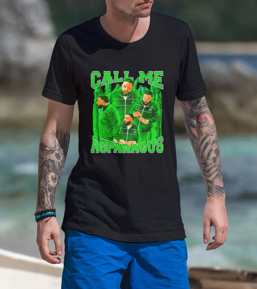 DJ Khaled Call Me Asparagus Music Producer Green Tracksuit T-Shirt
