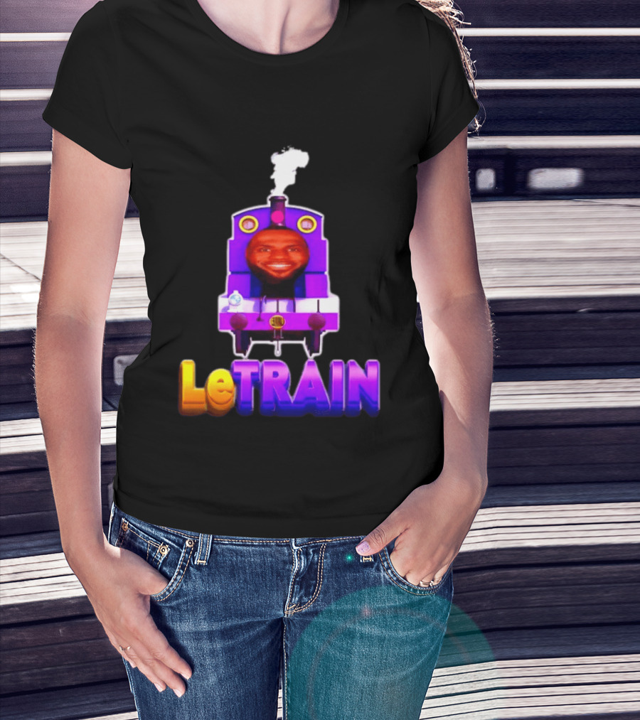 LeBron James LeTrain Meme With Philadelphia 76ers Concept T-Shirt