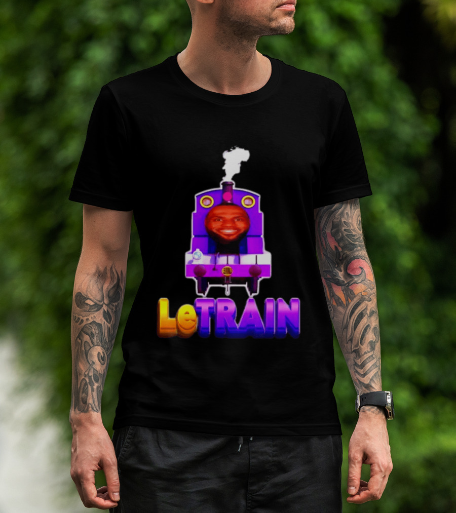 LeBron James LeTrain Meme With Philadelphia 76ers Concept T-Shirt