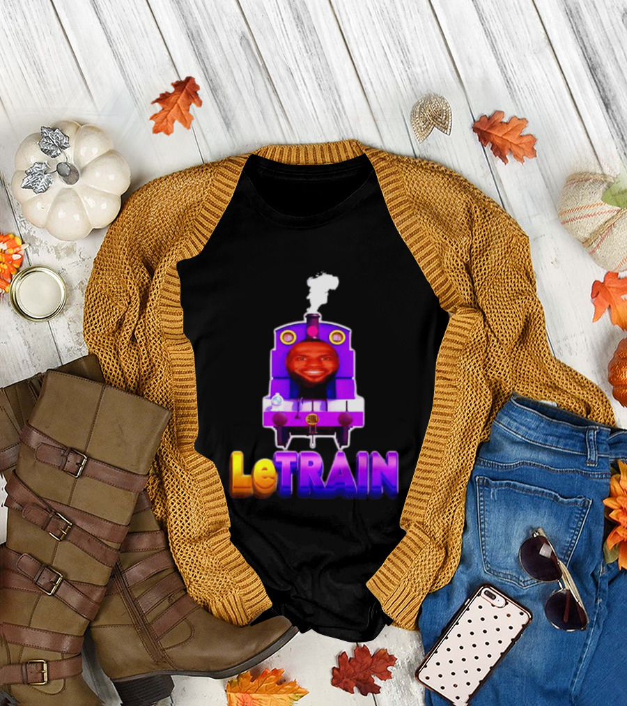 LeBron James LeTrain Meme With Philadelphia 76ers Concept T-Shirt