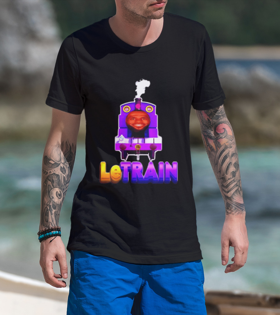 LeBron James LeTrain Meme With Philadelphia 76ers Concept T-Shirt