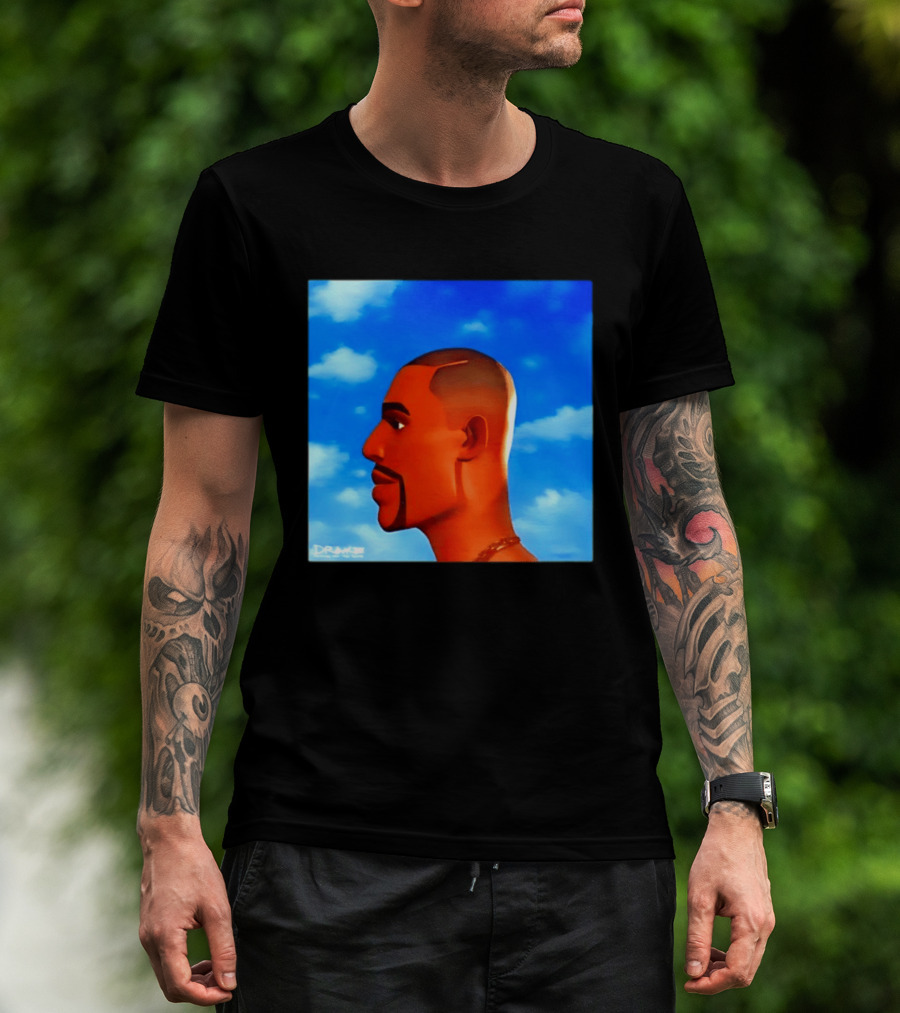 Drake For All The Dogs OVO Hip Hop Rap Album Sky Blue T-Shirt