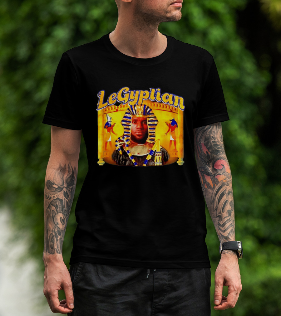 LeBron James LeGyptian Philadelphia 76ers Basketball Meme T-Shirt