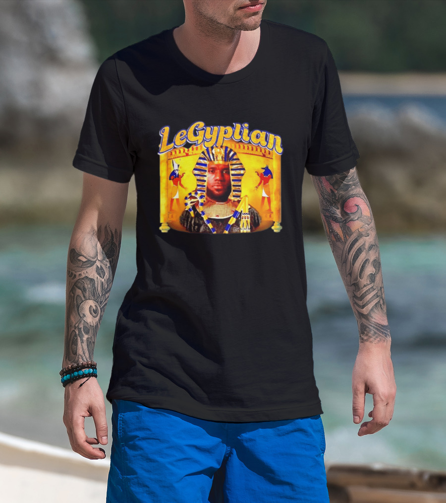 LeBron James LeGyptian Philadelphia 76ers Basketball Meme T-Shirt