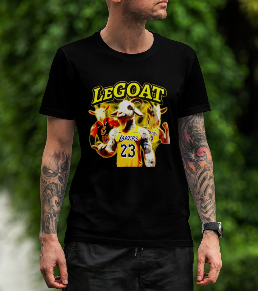 Legoat 23 LeBron James Lakers Cavaliers T-Shirt
