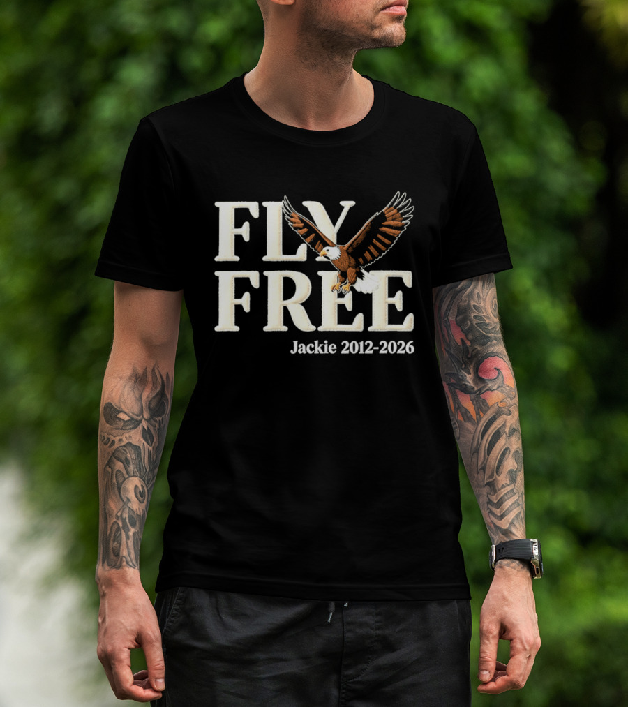 Fly Free Jackie 2012 2026 Soaring Eagle Freedom T-Shirt
