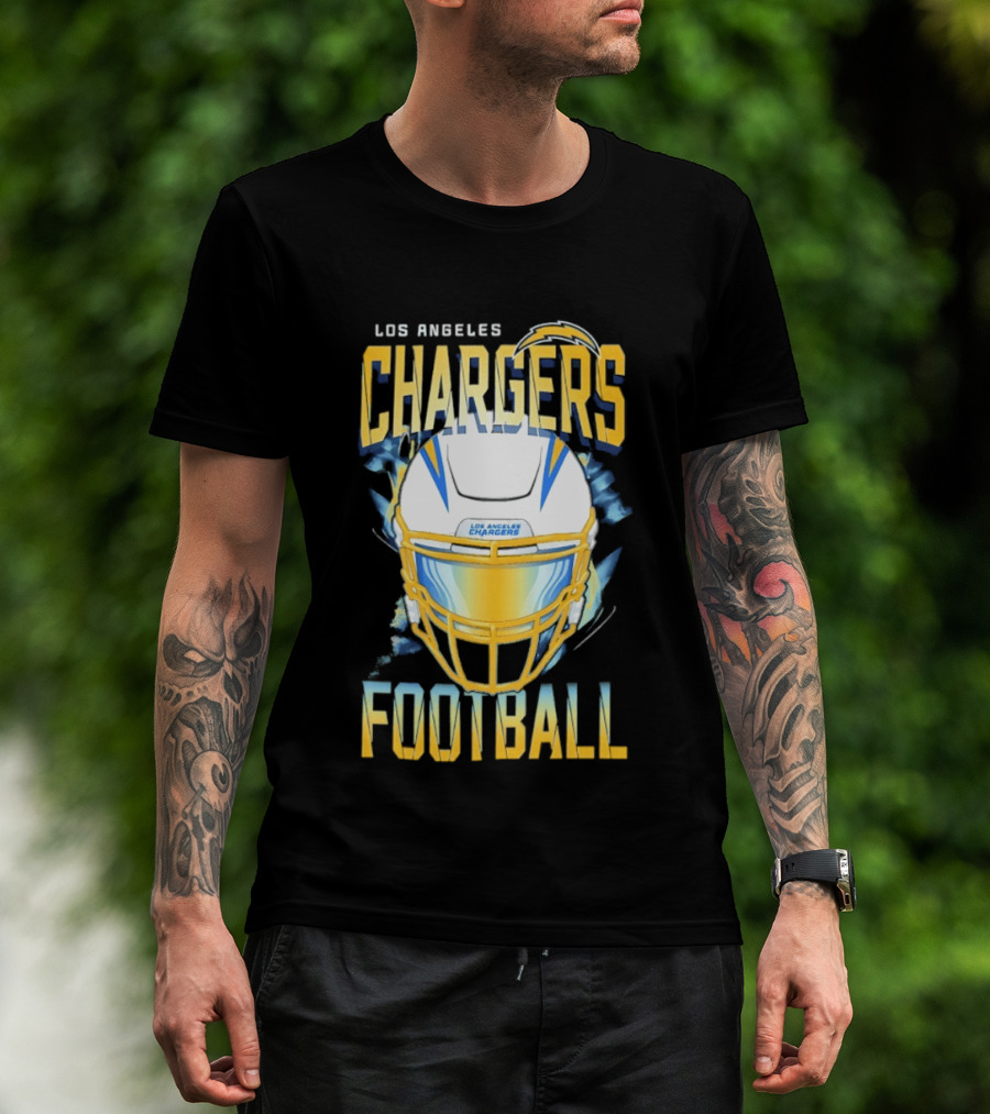 Los Angeles Chargers Football Helmet 2026 Season Team Spirit T-Shirt
