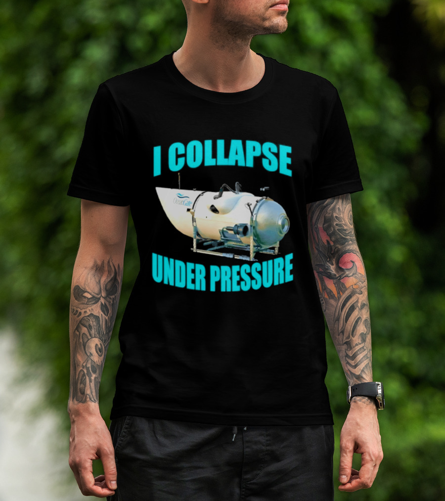 OceanGate Titan Submersible I Collapse Under Pressure T-Shirt