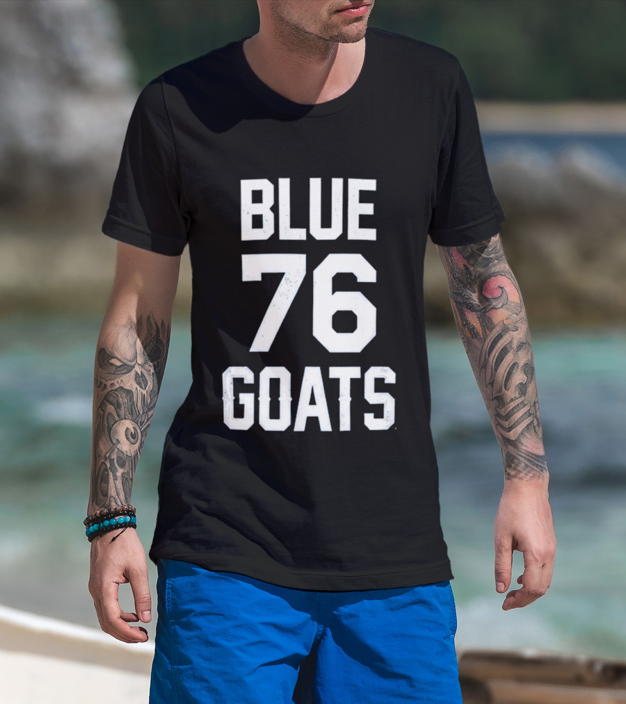 Philadelphia 76ers Blue 76 Goats T-Shirt
