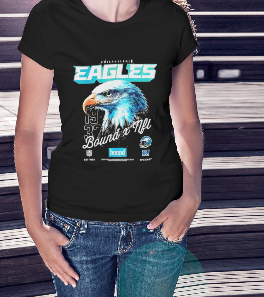 Philadelphia Eagles Bound NFC East 1933 Bird Head Helmet NFL T-Shirt