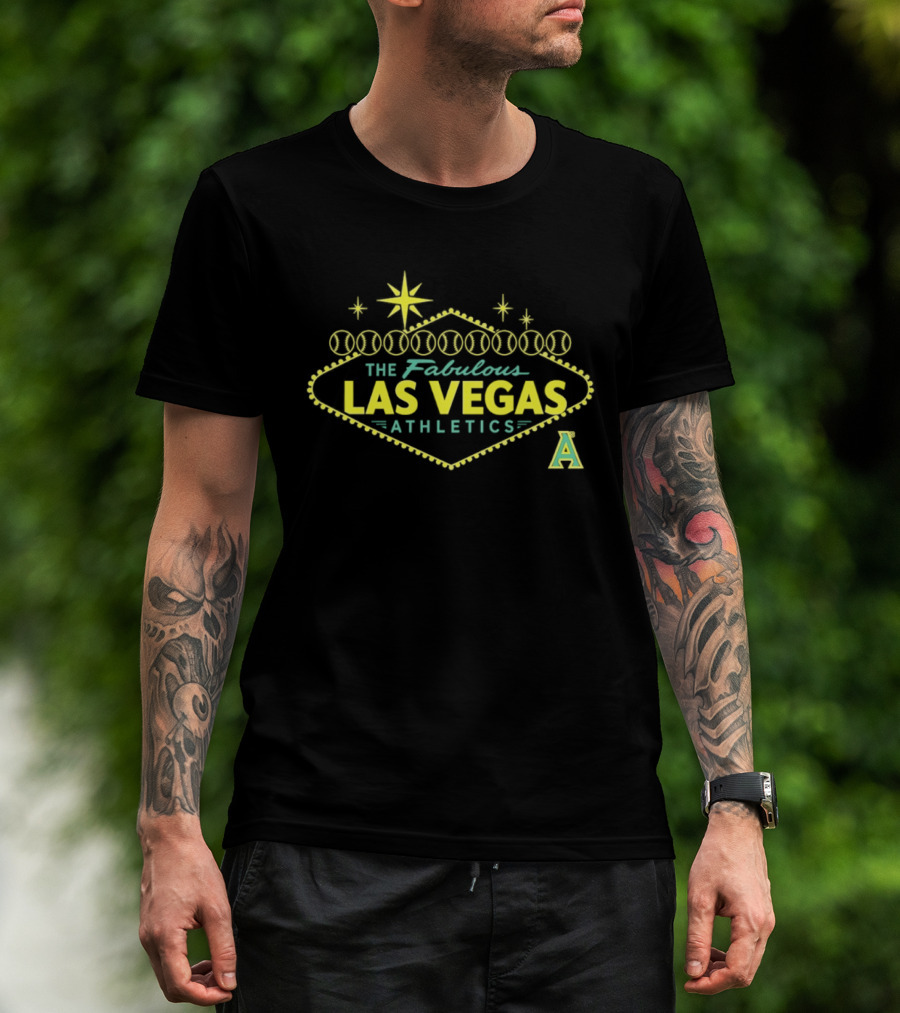 The Fabulous Las Vegas Athletics MLB Baseball 2026 Welcome Sign T-Shirt