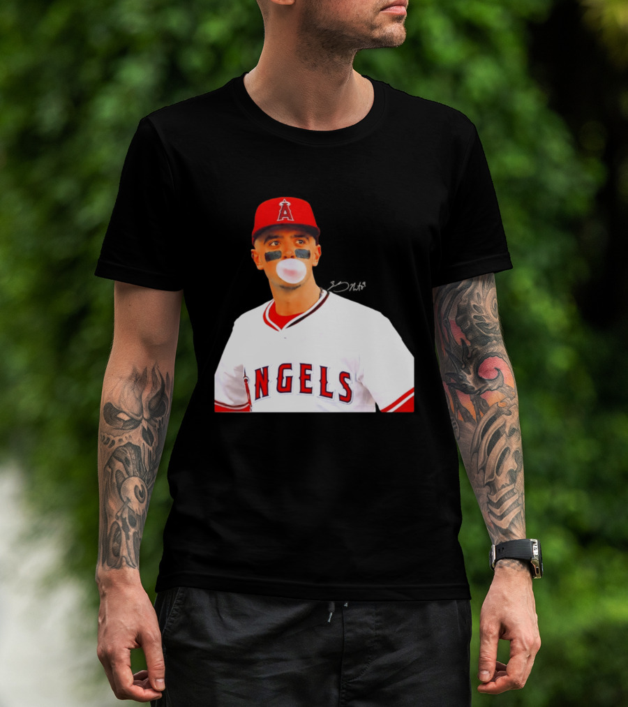 Zach Neto Los Angeles Angels 2026 MLB Season Bubblegum Moment T-Shirt