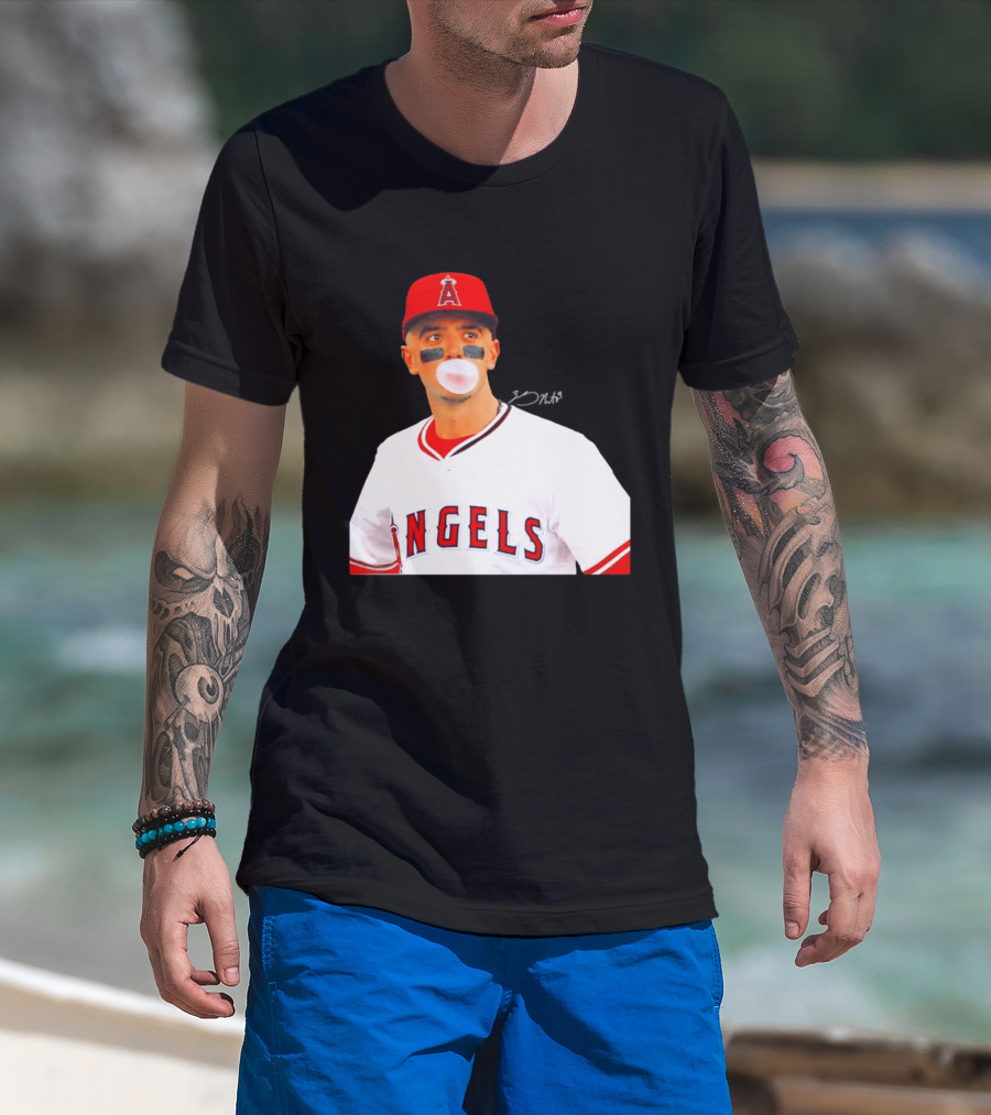 Zach Neto Los Angeles Angels 2026 MLB Season Bubblegum Moment T-Shirt