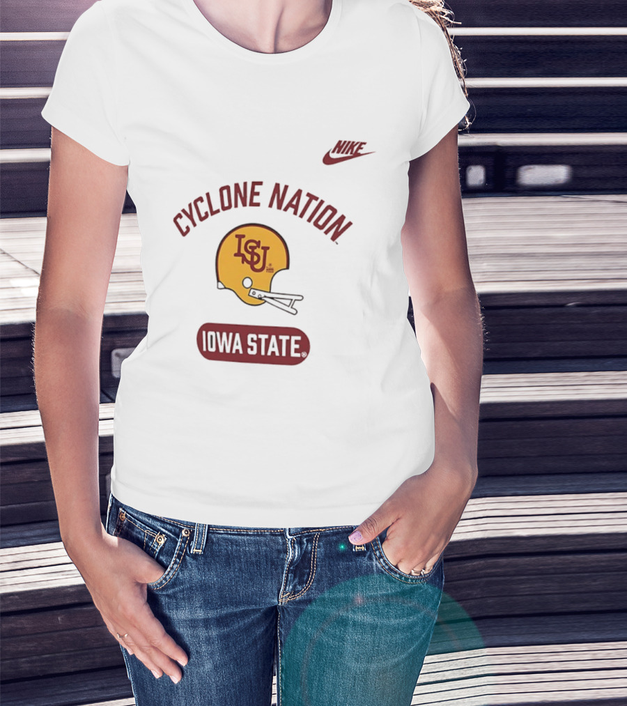 Cyclone Nation Iowa State ISU Football Nike T-Shirt