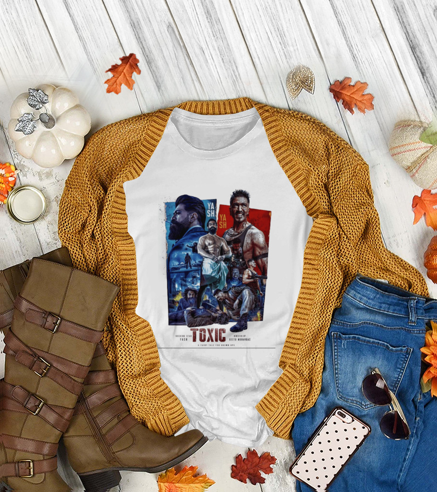 Yash Toxic A Fairy Tale For Grown Ups Rugged Warrior Action Adventure T-Shirt