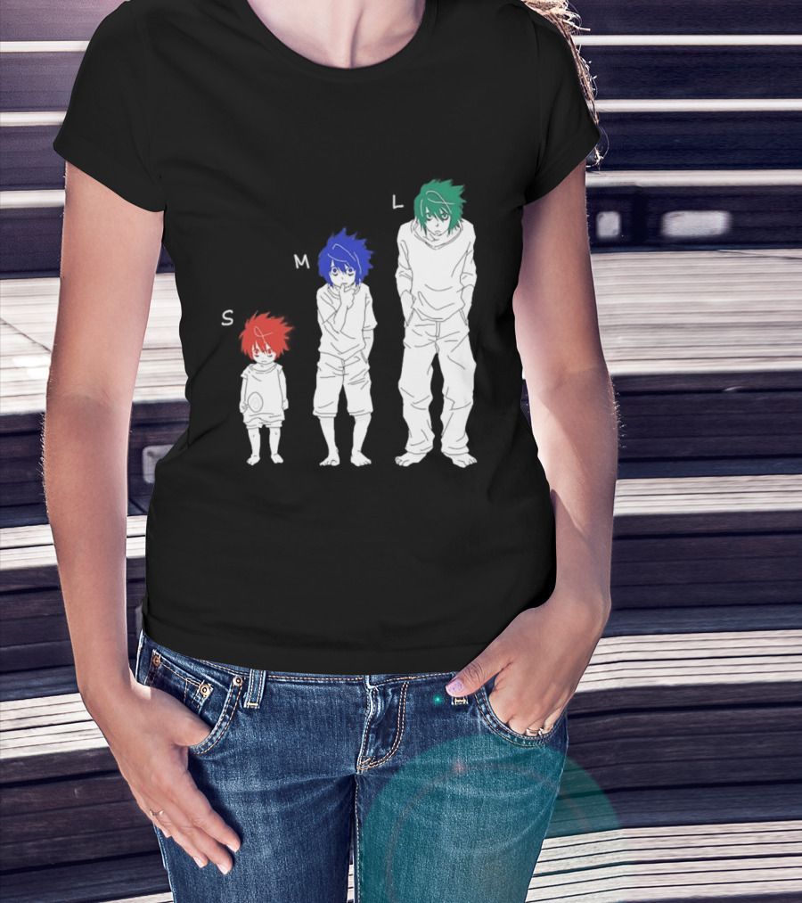 S M L Beyond Birthday Mello L Lawliet Colorful T-Shirt